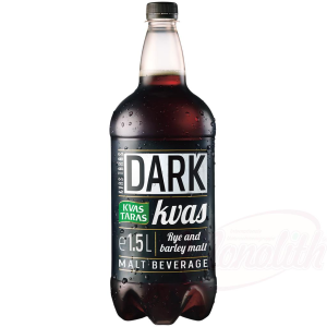 Fermentačný nápoj "Kvas Taras Black" na báze extraktu z raže, jačmeňa a sladu