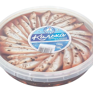 Celé šproty v korenenom slanom náleve, vypitvané.