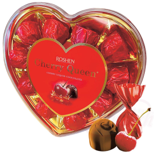 Čokoládové pralinky "Cherry Queen" s alkoholizovanými čerešňami