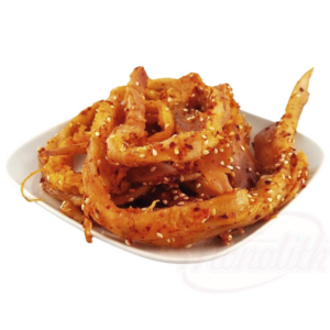 Snack z chobotníc s korením a sezamom, drvené, solené, sušené 100g