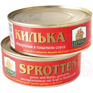 Vyprážané celé šproty v paradajkovej omáčke 240g