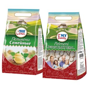 Pelmeni "Rodinné" s bravčovým a hovädzím mäsom