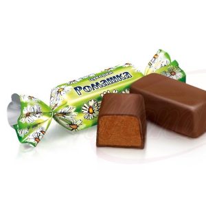 Cukrovinky „Romashka Roshen“ v kakaovej polevy 100g