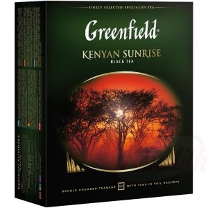 Čierny čaj" Kenský Východ slnka Greenfield " 100 x 2g