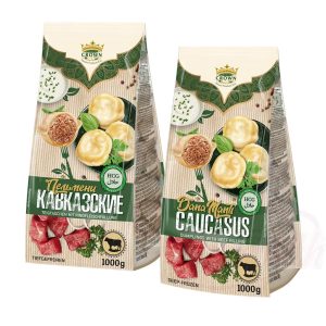 Halal pelmeni "Kawkazskie" s hovädzou náplňou, hlboko zmrazené