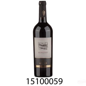 Červené víno z Gruzínska „Mtevino Mukuzani“ suché, 13,5 % obj. alkoholu.