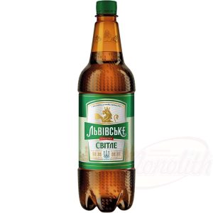 Ukrajinské čapované pivo "LVIVSKE SVITLE" svetlé, pasterizované, 4,3% obj.