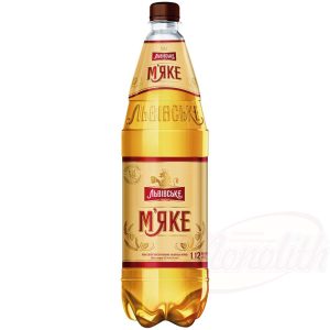 Ukrajinské čapované pivo „LVIVSKE MIAKE“ svetlé, pasterizované, 4,2 % obj.
