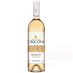 "CRICOVA" Muškátové biele víno z Moldavska, sladké