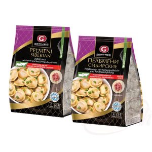 Pelmeni "Sibirskie " s bravčovým a hovädzím mäsom