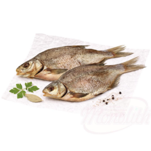 Pleskáč, celý, bez šupín, sušený a solený s kaviarom 500g