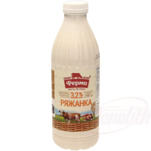 Jogurtový výrobok z karamelizovaného kravského mlieka "Ryazhenka", 3,2 % tuku 840g