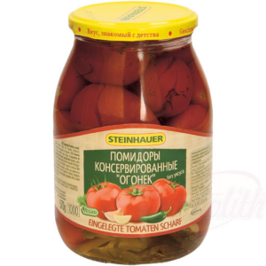 Nakladané paradajky pikantné bez octu 1000ml