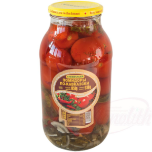 Nakladané paradajky v kaukazskom štýle 1850g