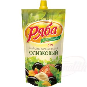 Šalátová majonéza "Ryaba-Klassicheskiy Olivkovyj" 404ml